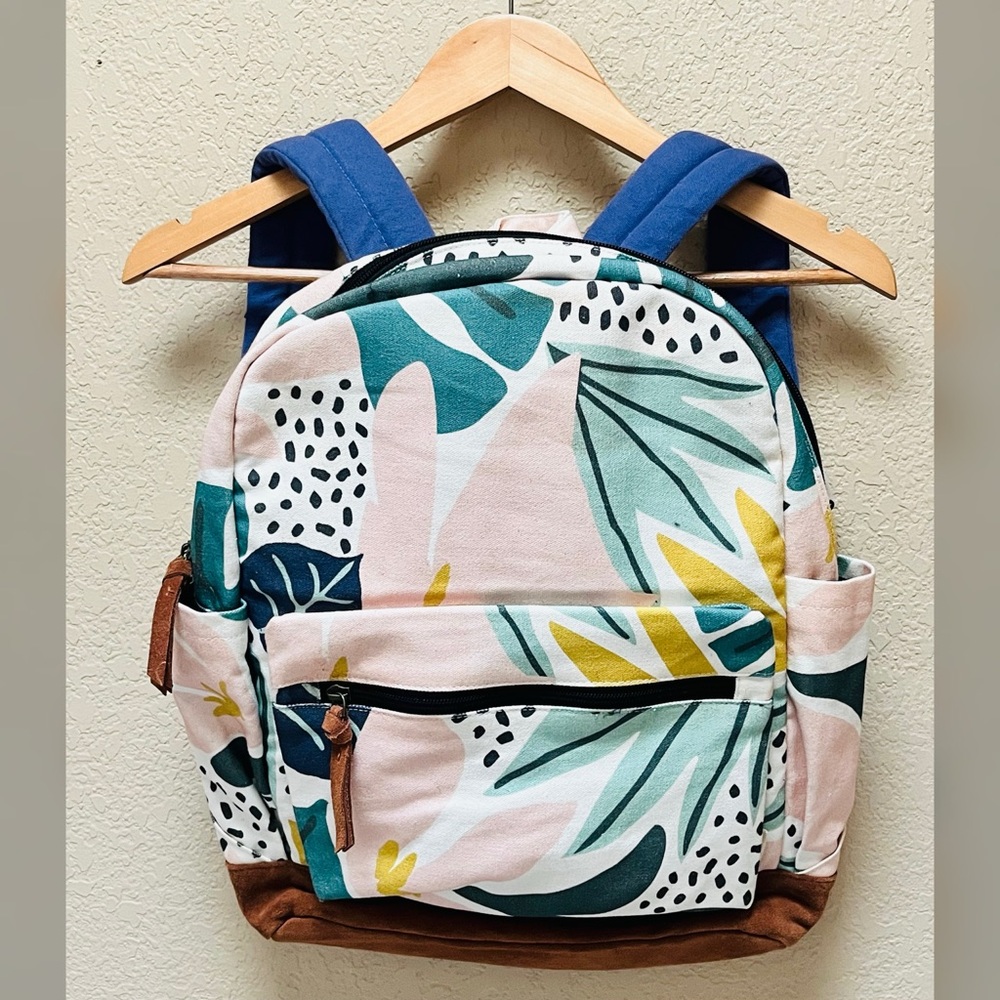 Minted Tropical Abstract Pattern Backpack - image 3